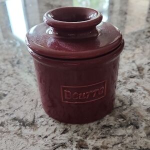 L. Tremain Butter Bell crock used for keeping butter soft  Ceramic Butter Keeper